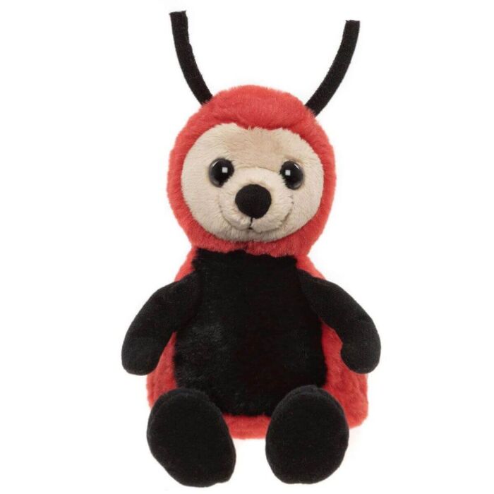 Charlie Bears Leaf Ladybird Rose Red - Medium